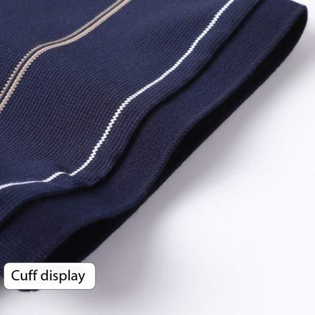 Pierre Cardin Men's Blue Striped Polo Shirt – Regular Fit PL51TSA129Z790